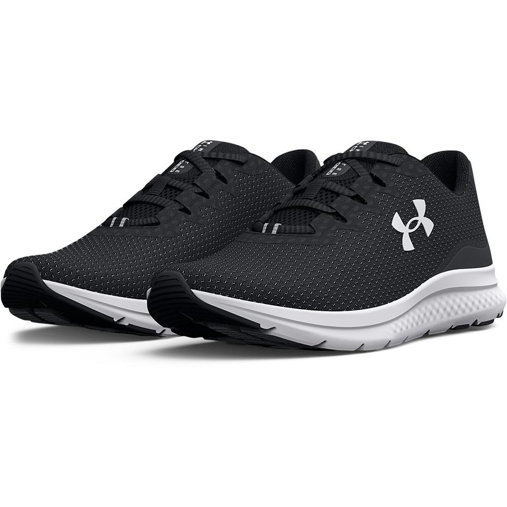 Under Armour 3025427 Womens UA Charged Impulse 3 Training Running Athletic Shoes Black