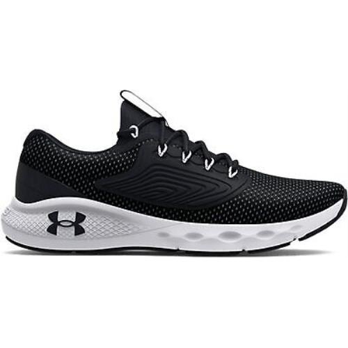 Under Armour Women`s UA Charged Vantage 2 Running Shoe Black/black/white - 30248 - BLACK-BLACK-WHITE