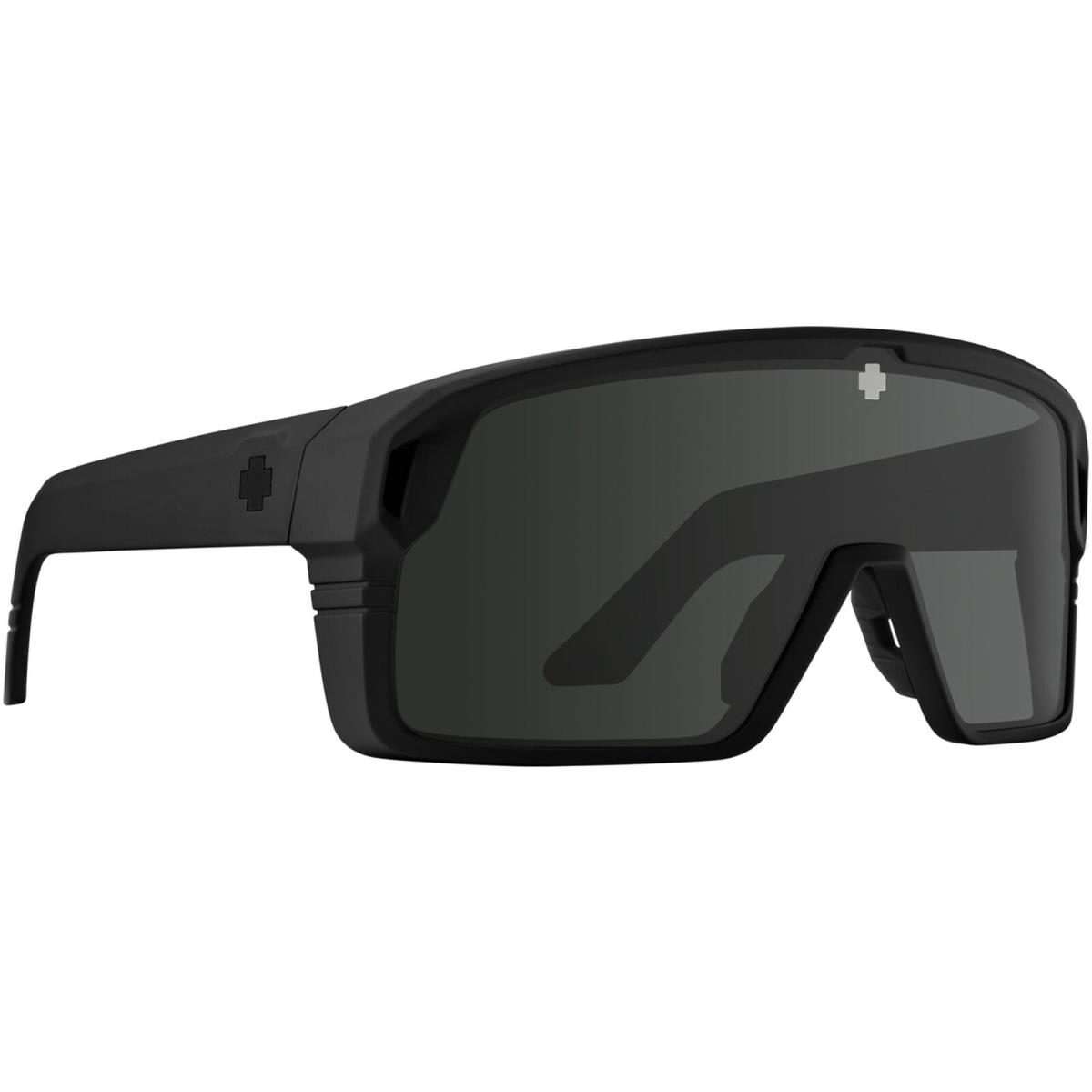 Spy Optics Monolith Sport Shield Sunglasses w/ Locking Hinges - Made in Taiwan Black Mt/Gray Green w/ Black Spectra (147)