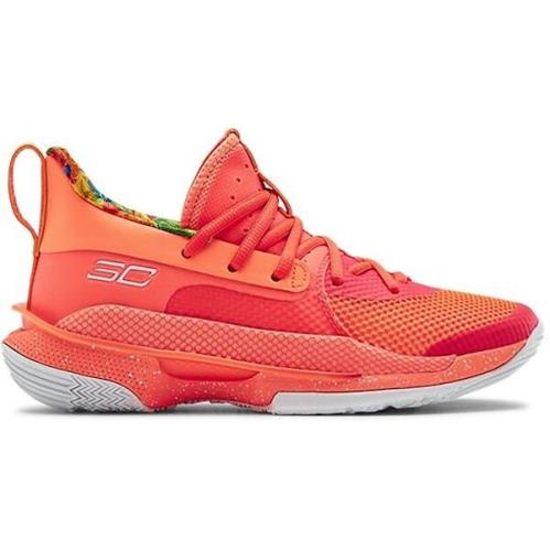 Under Armour Curry 7 Sour Patch Kids Peach GS Sz 4Y