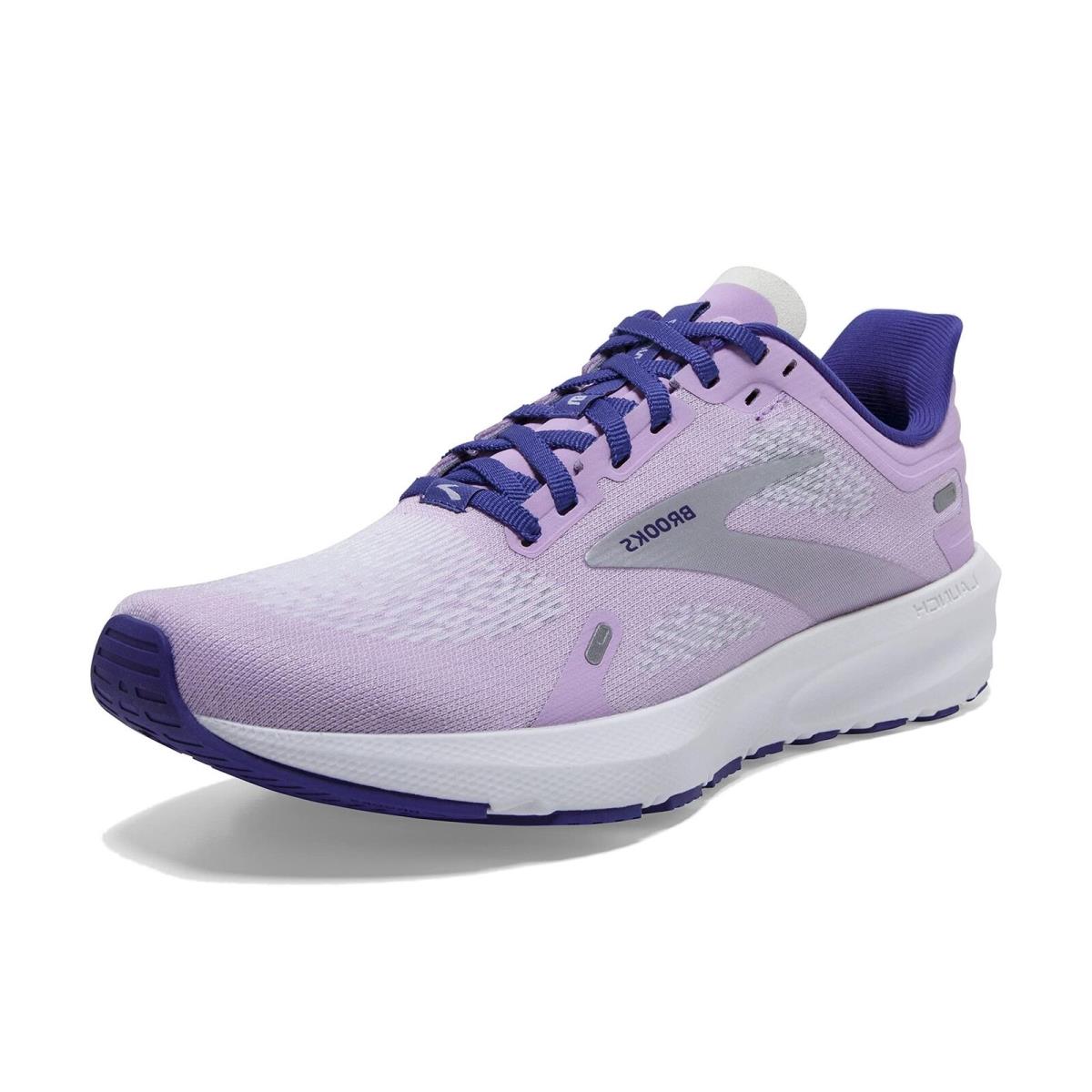 Brooks Women s Launch 9 Neutral Running Shoe - Lilac/cobalt/silver - 5.5