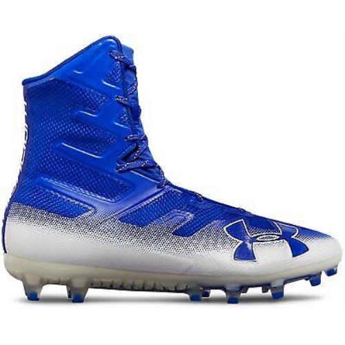 Under Armour Men`s Charged Bandit 5 Football Cleat Team Royal/white - 3000177-40