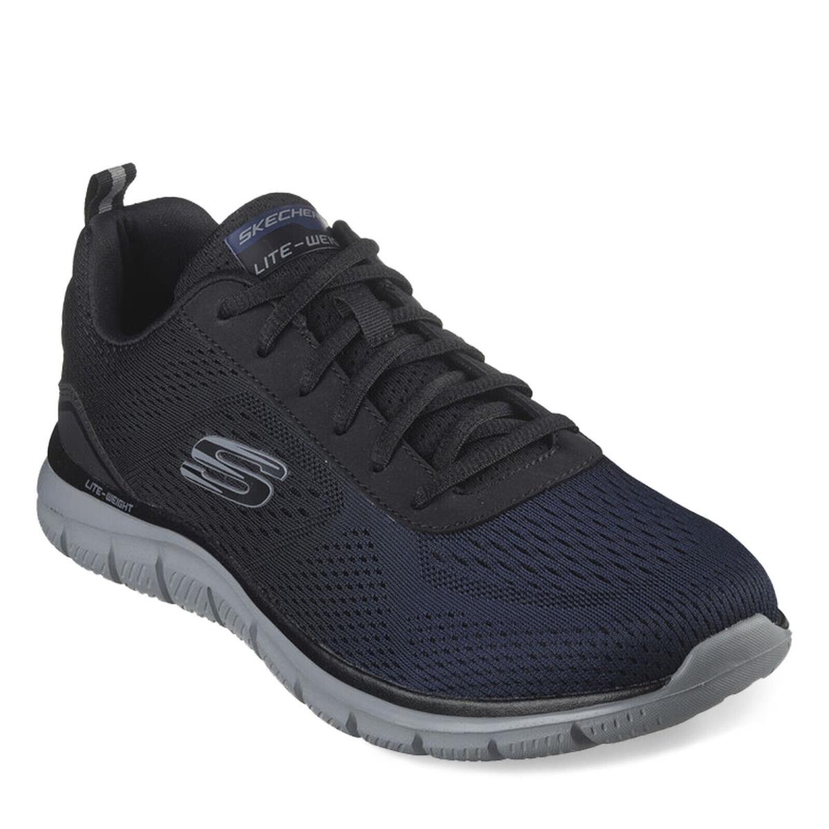 Men`s Skechers Track Ripkent Sneaker 232399-NVBK Navy/black Mesh - Navy/Black