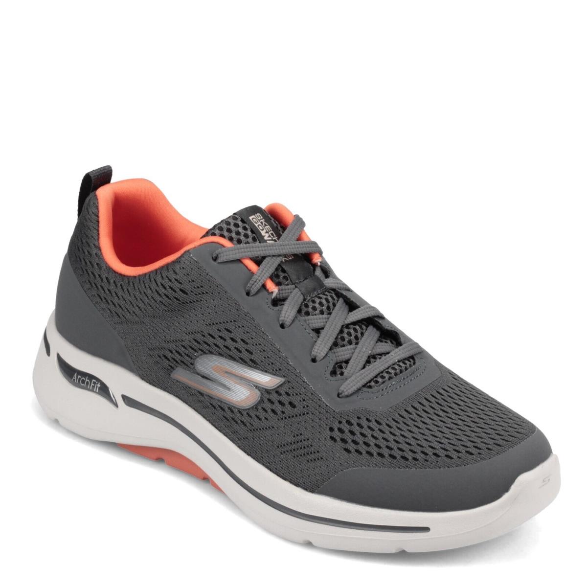 Men`s Skechers Gowalk Arch Fit - Idyllic Sneaker - Wide Width 216116WW-CCOR Cha - CHARCOAL