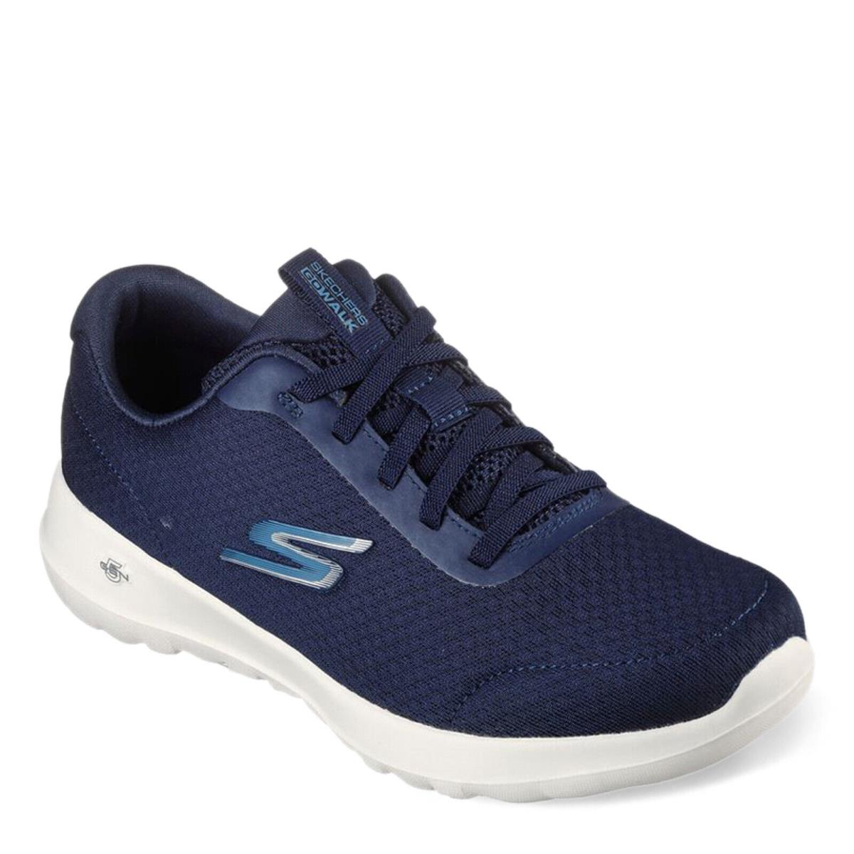 Women`s Skechers Gowalk Joy - Ecstatic Walking Shoe 124094-NVY Navy Fabric Mesh - NAVY