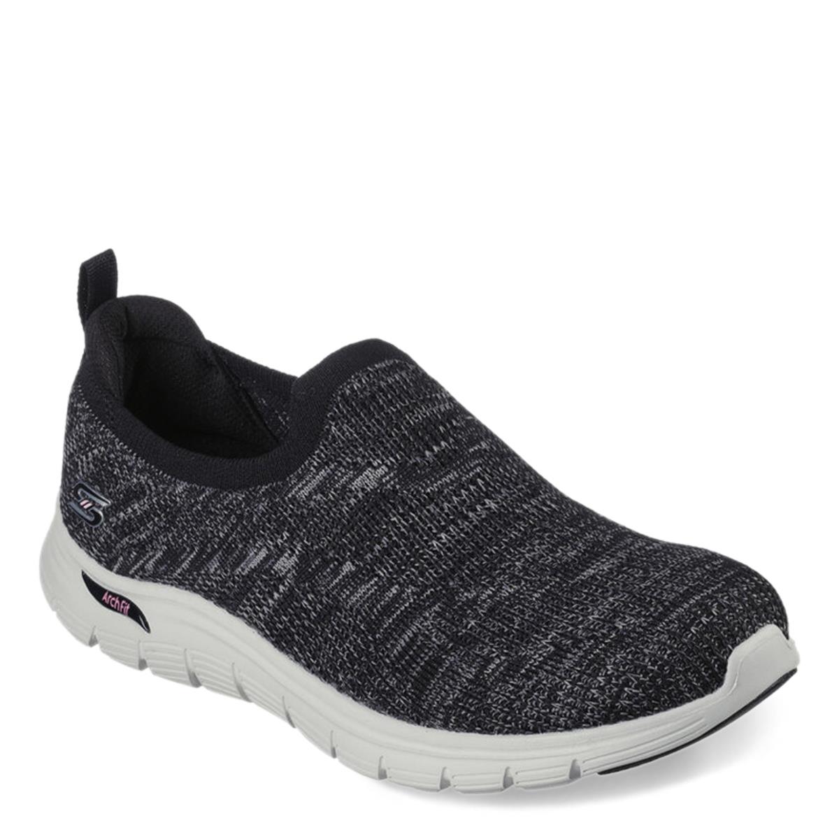 Women`s Skechers Arch Fit Vista - Inspiration Sneaker 104371-BKPK Black/pink Sy