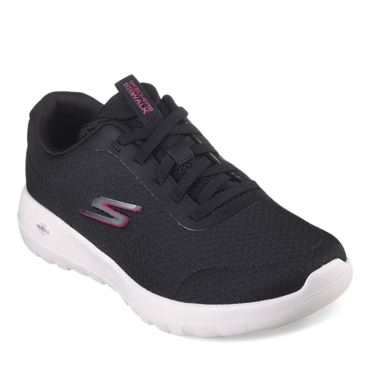 Women`s Skechers Gowalk Joy - Ecstatic Walking Shoe - Wide Width 124094W-BKW Bl - Black/White