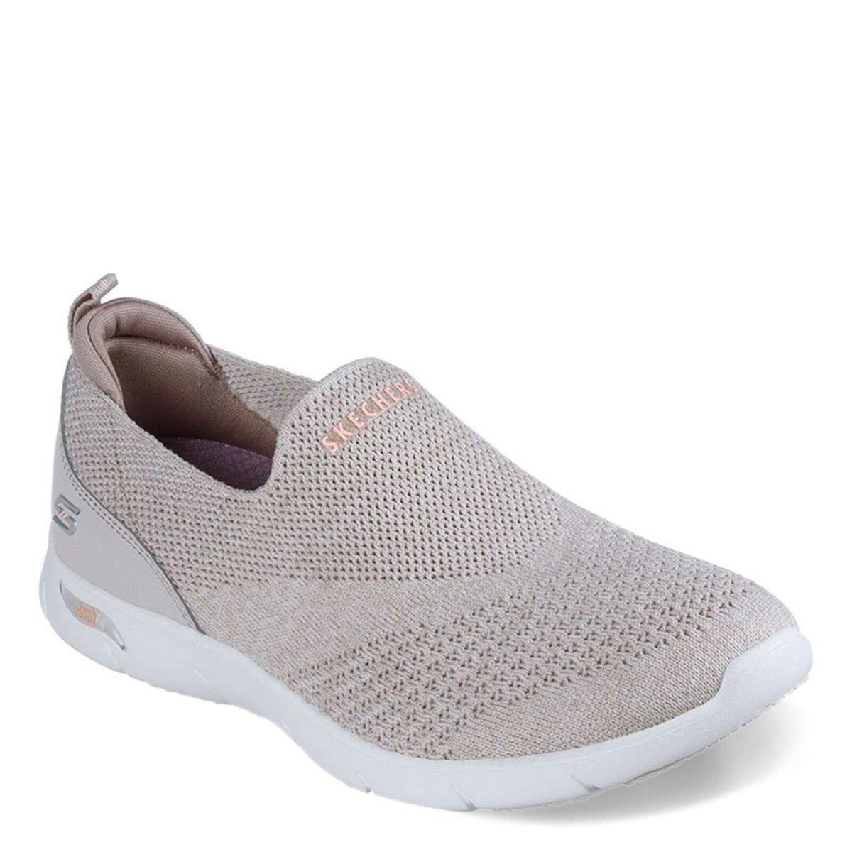 Women`s Skechers Arch Fit Refine - Don`t Go Slip-on 104164-TPE Taupe Mesh Synth