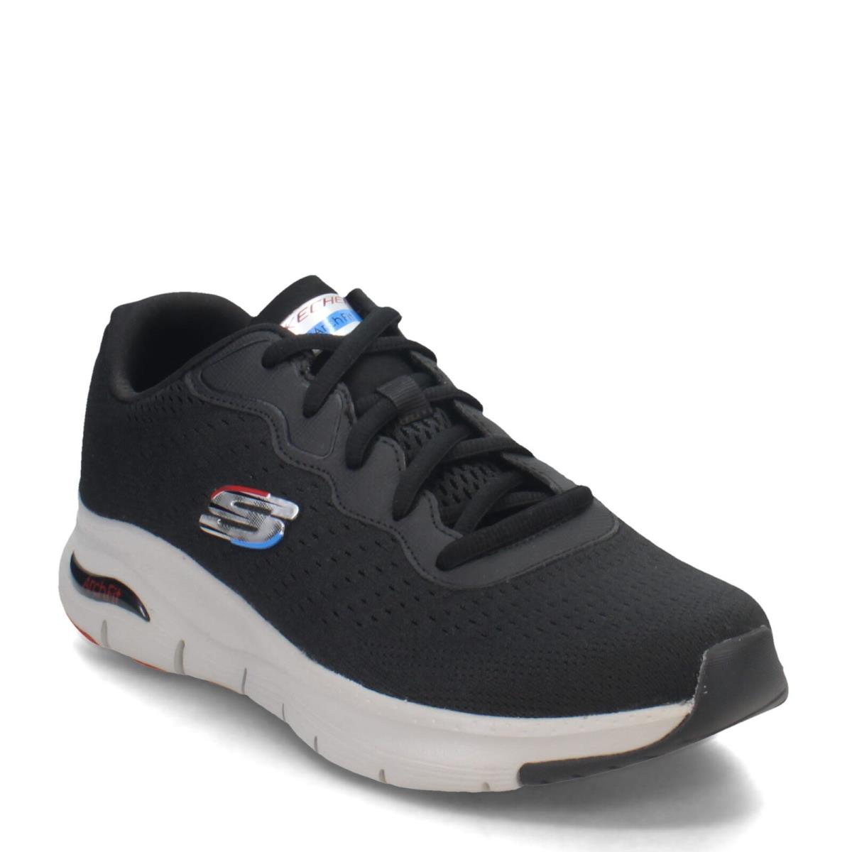 Men`s Skechers Arch Fit Infinity Cool Walking Shoe - Wide Width 232303WW-BLK Bl