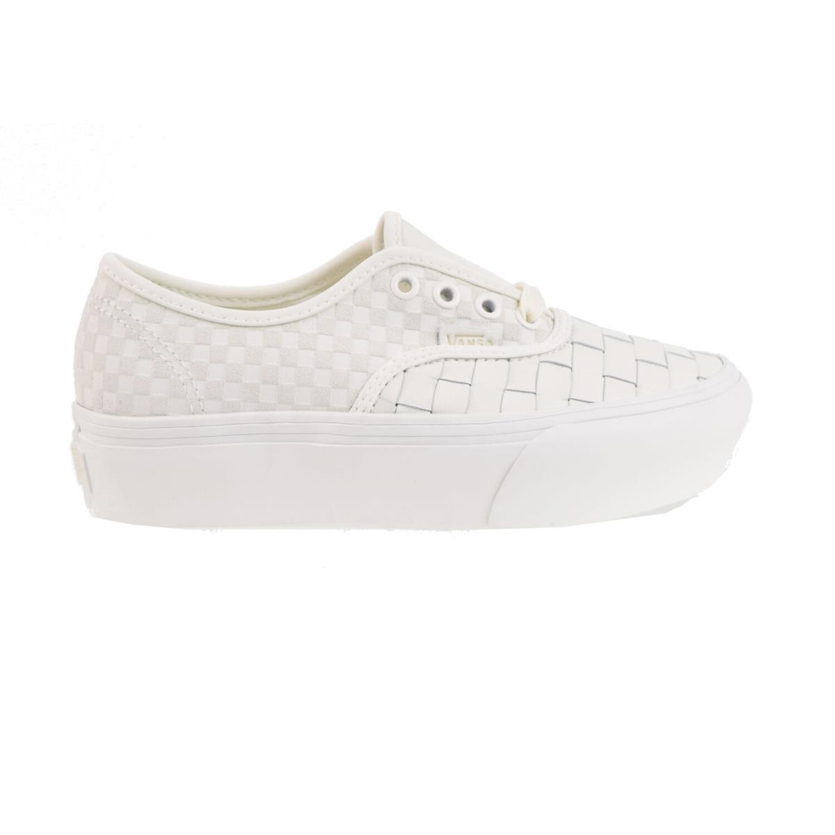 Vans Platform 2.0 Woven Men`s Shoes White vn0a5kxa-9gy - White