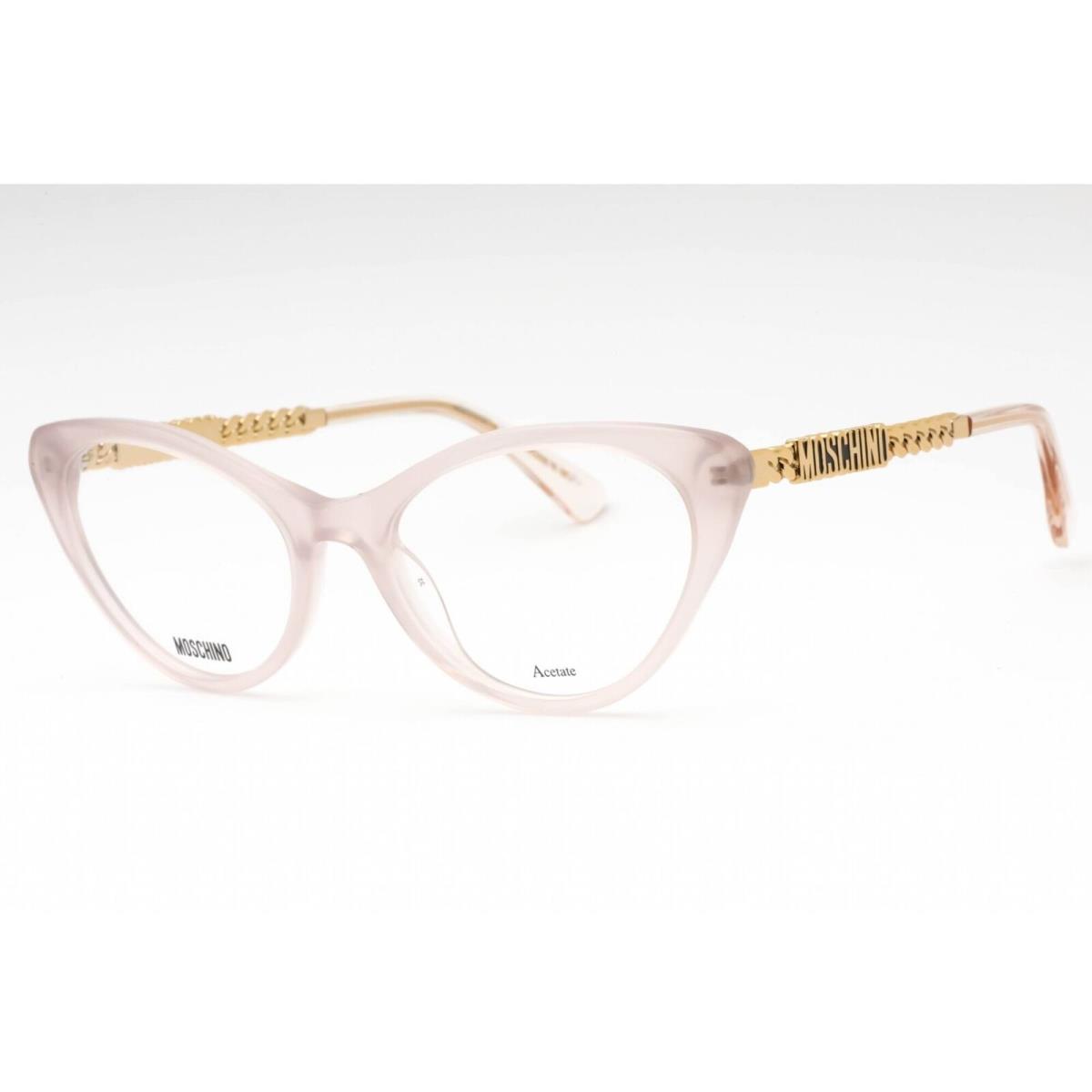 Moschino Women`s Eyeglasses Acetate Cat Eye Shape Full Rim Frame MOS626 Fwm