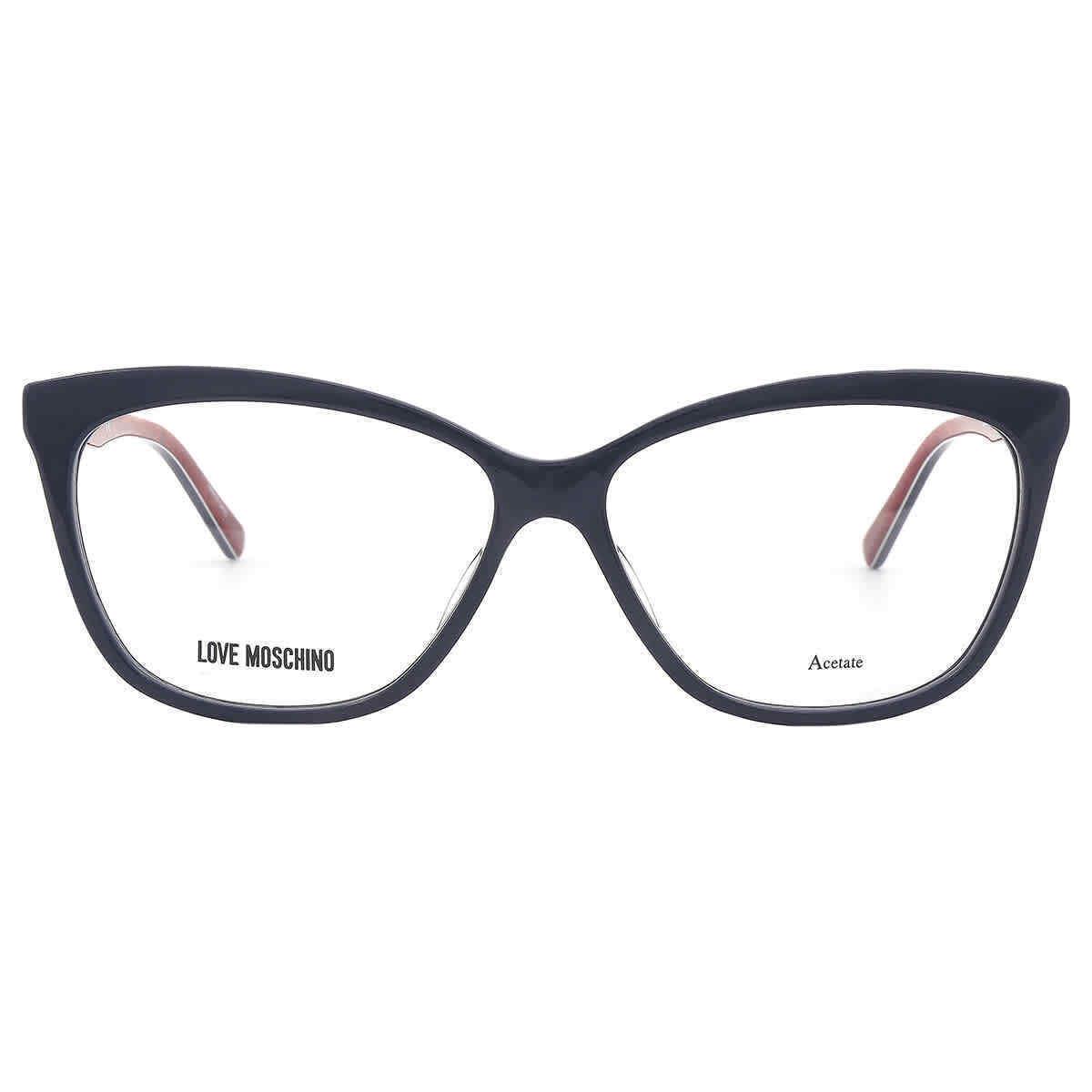 Moschino Demo Rectangular Ladies Eyeglasses MOL506 0PJP 56 MOL506 0PJP 56