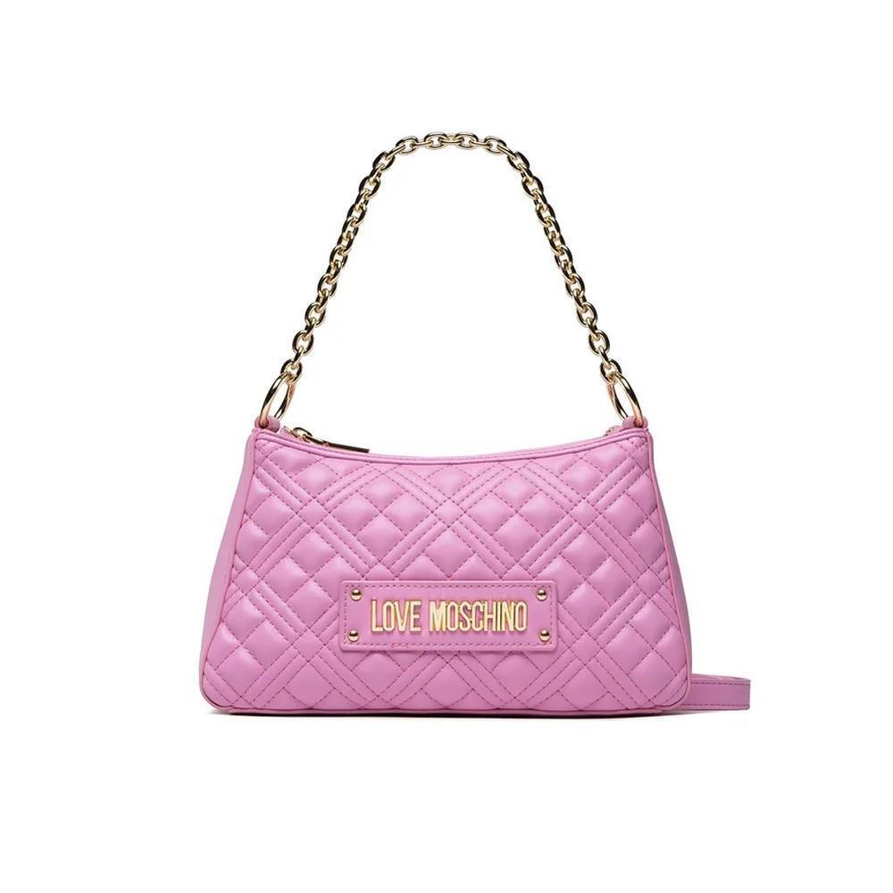 Moschino Women`s Handbag Ladies Bag Borsa Quilted Bag PU Lilla JC4135PP0FLA065