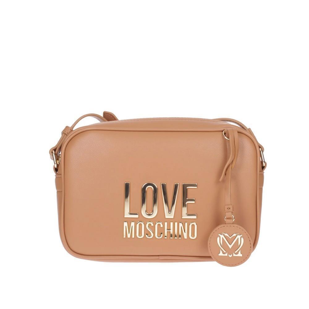 Moschino Women`s Handbag Ladies Bag Borsa Bonded PU Cammello JC4107PP0FLJ020A