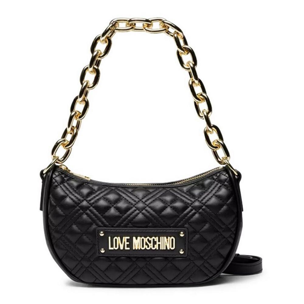 Women`s Handbag Ladies Bag Borsa Quilted PU Nero Love Moschino JC4027PP1FLA0