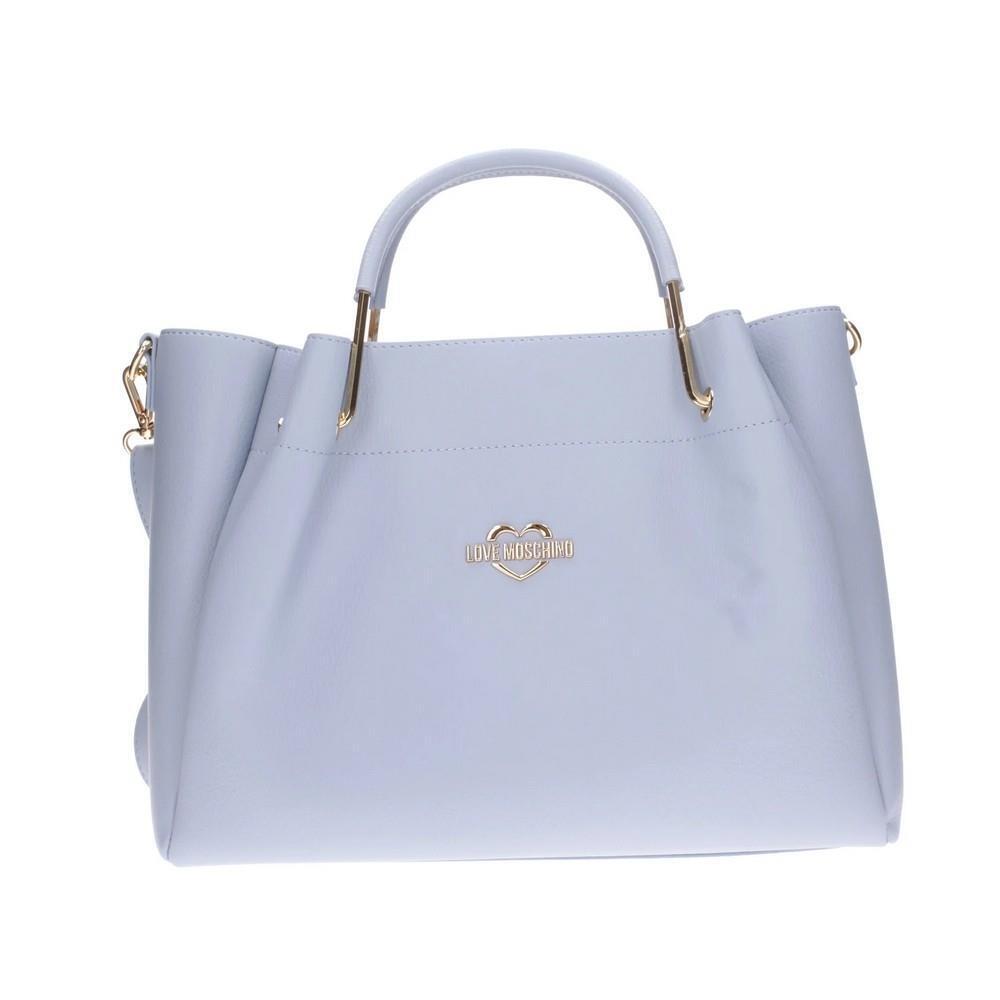 Moschino Women`s Handbag Ladies Bag Borsa PU Azzurro JC4137PP1GLW0700