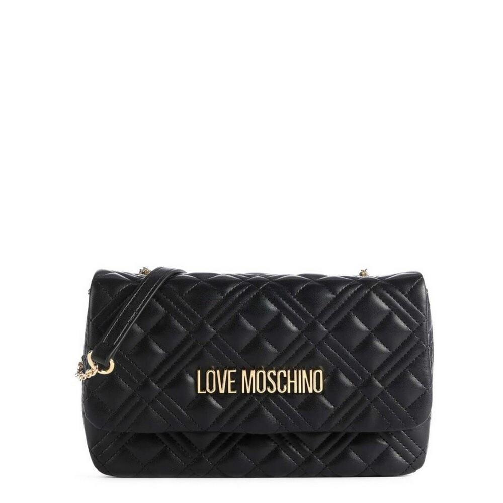 Moschino Women`s Handbag Ladies Bag Borsa Soft PU Nero JC4097PP1FLT000