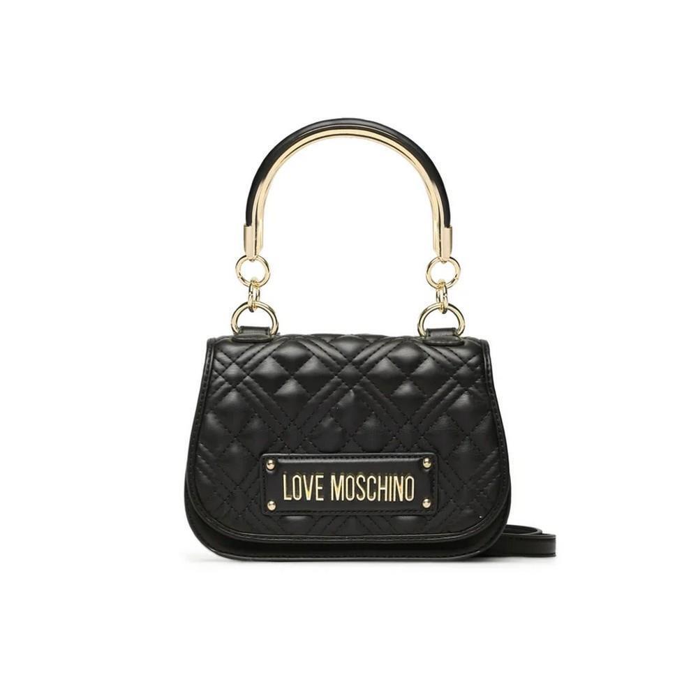 Moschino Women`s Handbag Ladies Bag Borsa Quilted Nero JC4285PPOGKA