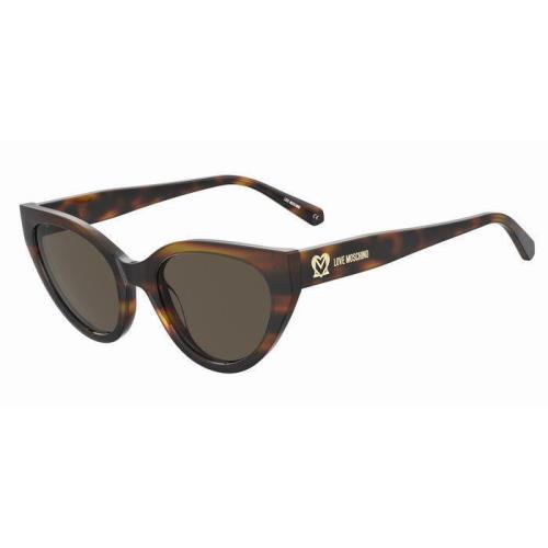 Moschino Sunglasses MOL064/S 05L/70 Havana Brown Woman