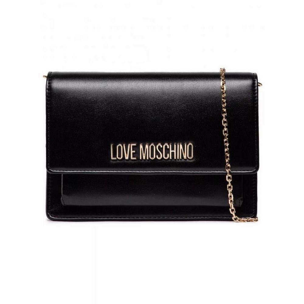 Moschino Women`s Handbag Ladies Bag Borsa PU Nero PU Nero JC4095PP1FLL0