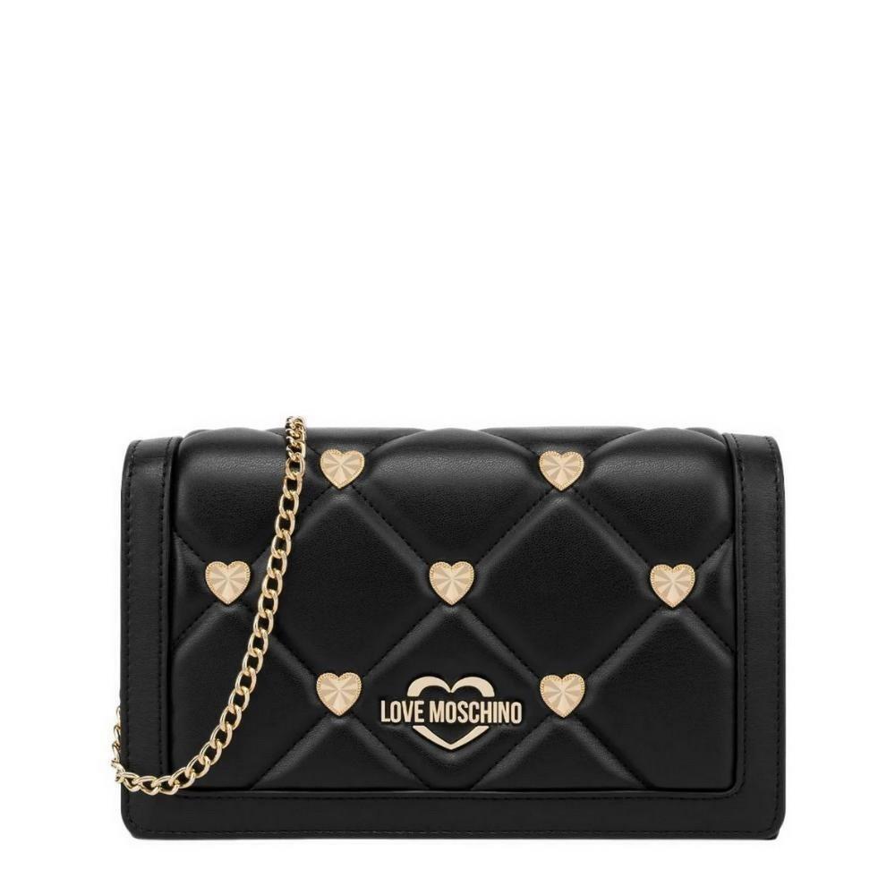 Moschino Women`s Handbag Ladies Bag Borsa PU Nero JC4138PP1GLZ