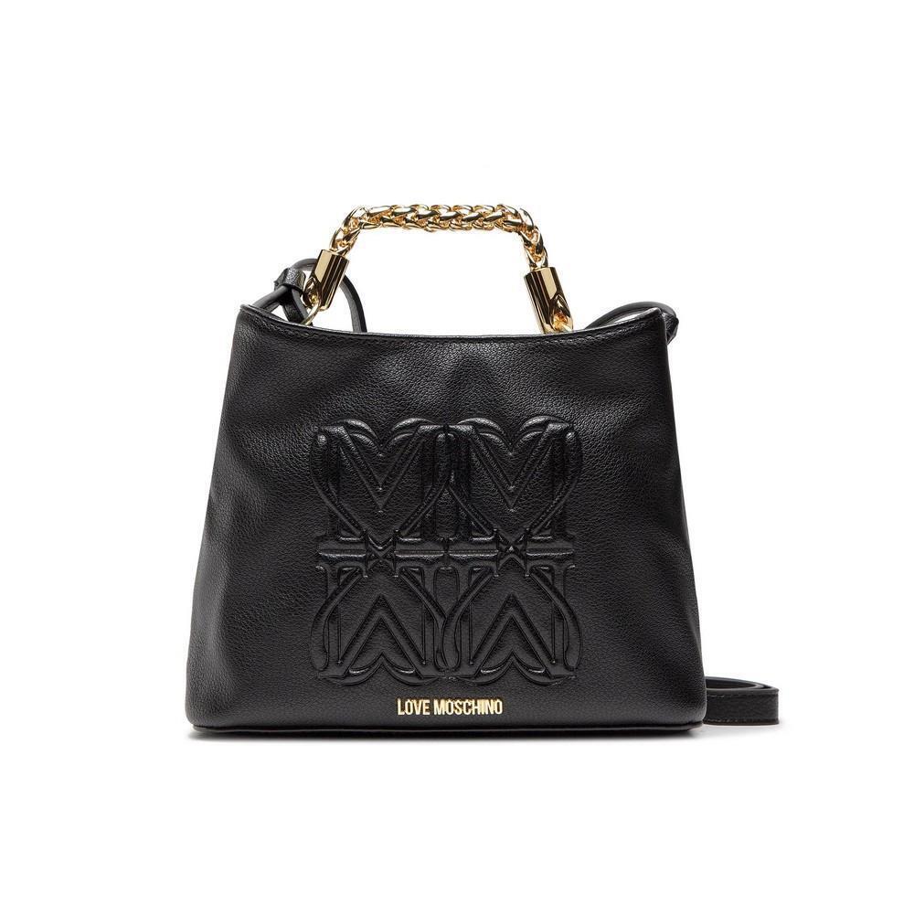 Moschino Women`s Handbag Ladies Bag Borsa PU Nero PU Nero JC4335PP0FKC