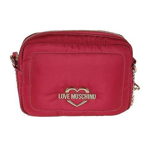 Moschino Women`s Handbag Ladies Bag Borsa Nylon + PU Fucsia Passion JC4273PPOGKC160A