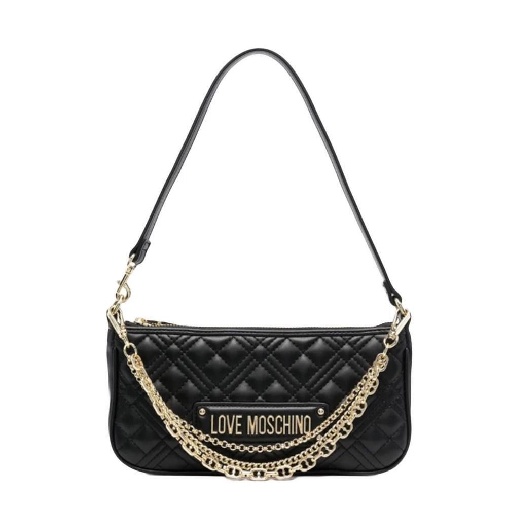 Moschino Women`s Handbag Ladies Bag Borsa PU Quilted Nero JC4258PPOGKA