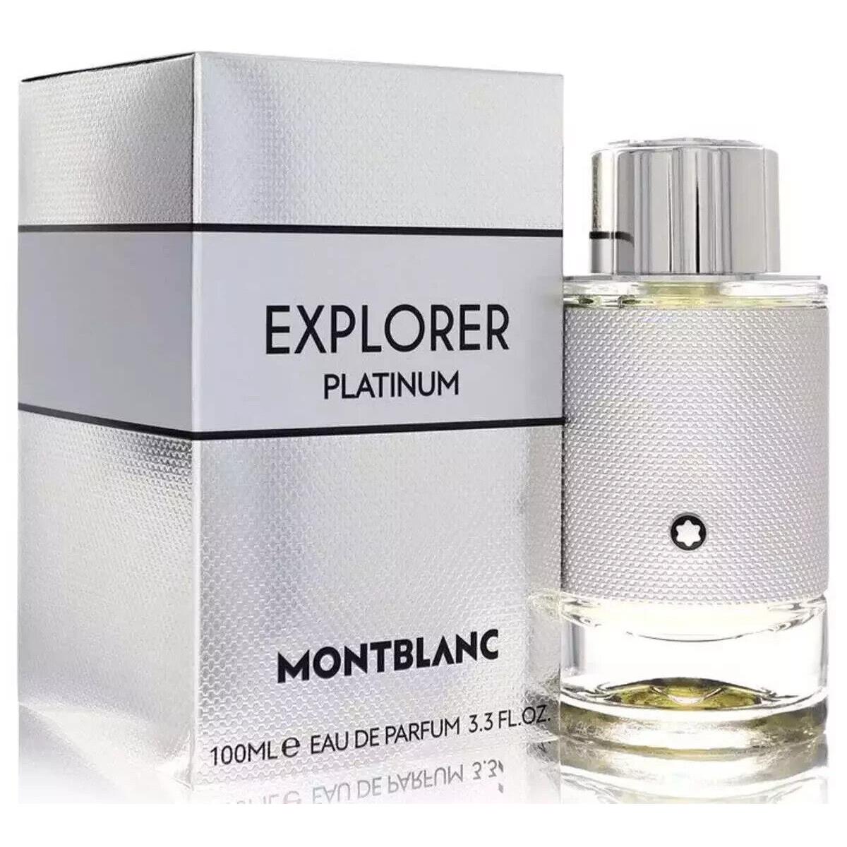 Montblanc Explorer Platinum by Mont Blanc Cologne For Men Edp 3.3 / 3.4 oz