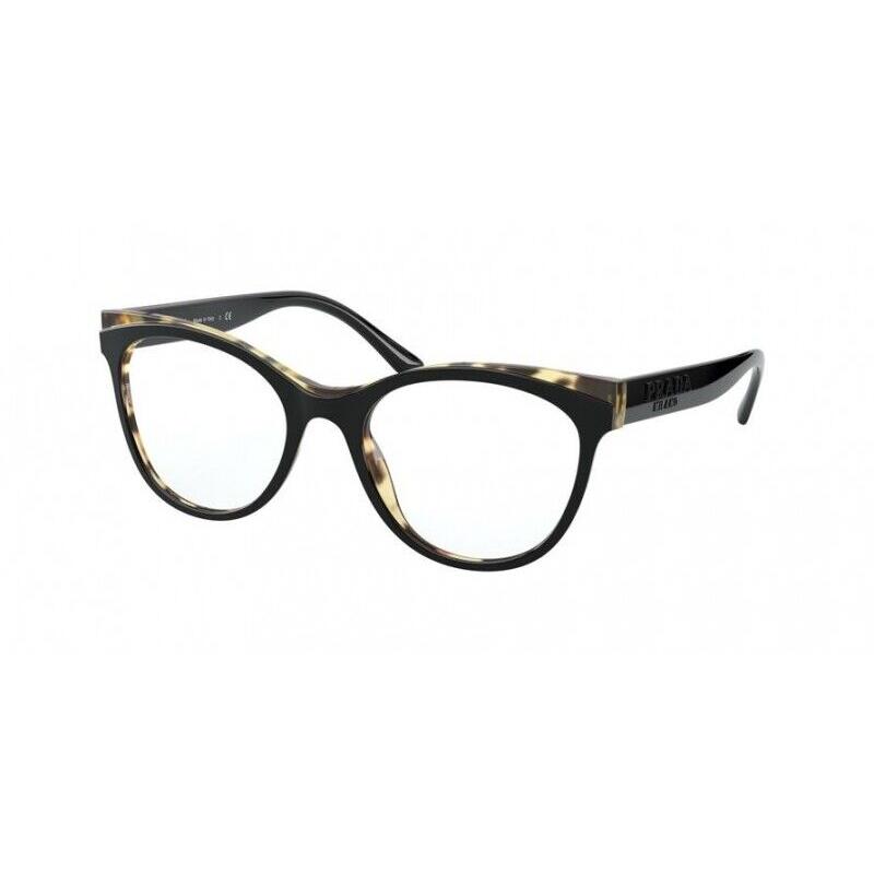 Prada Eyeglasses PR 05WV 3891O1 Black Butterfly Woman