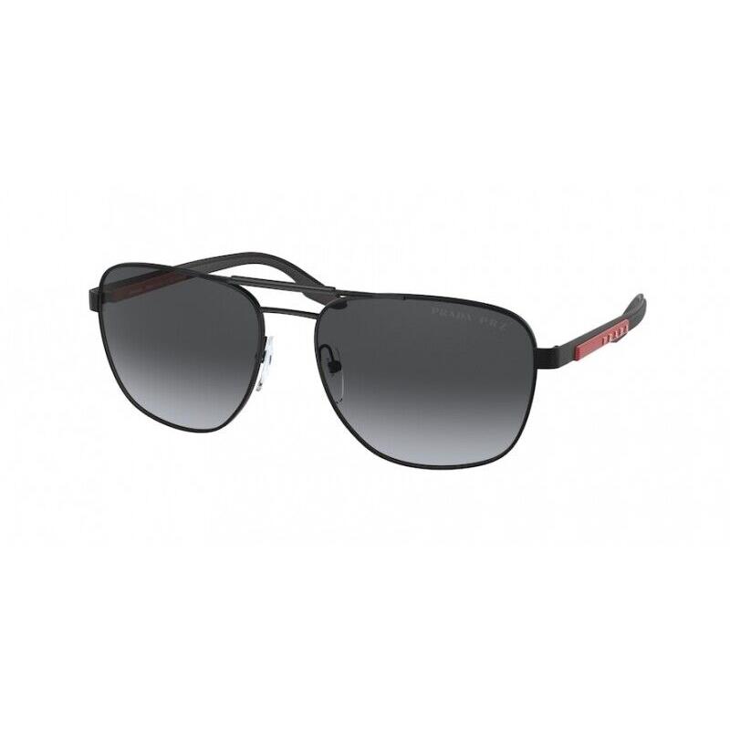 Prada Linea Rossa Sunglasses PS 53XS 1BO6G0 Black Gray Man