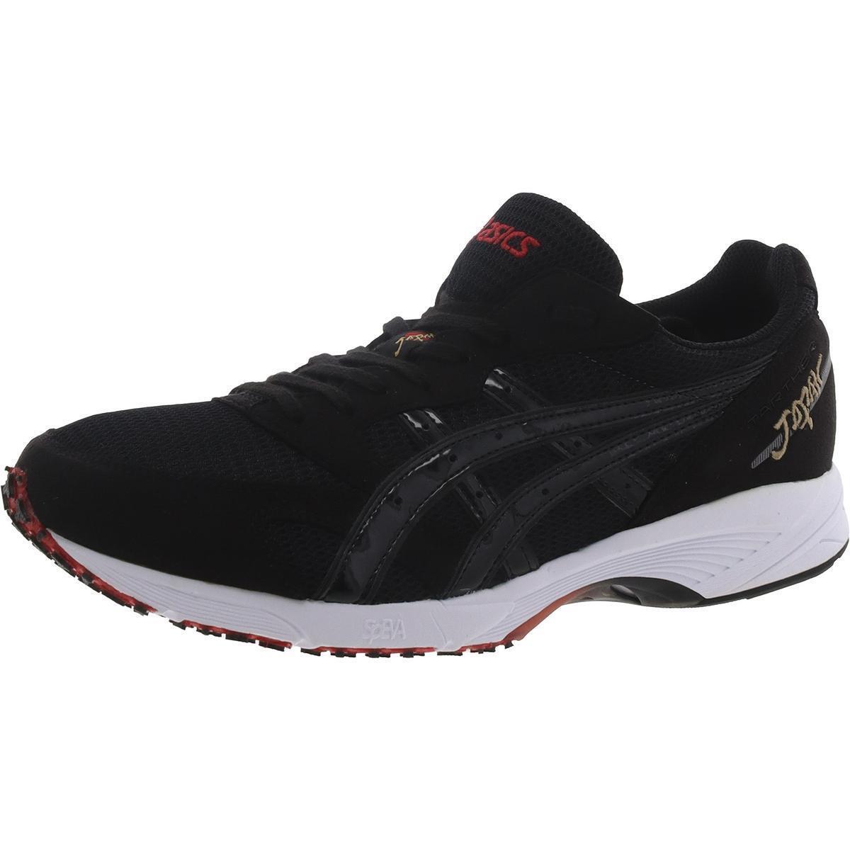 Asics Womens Tarther Japan Lace-up Trainers Running Training Shoes Bhfo 2461 - Black