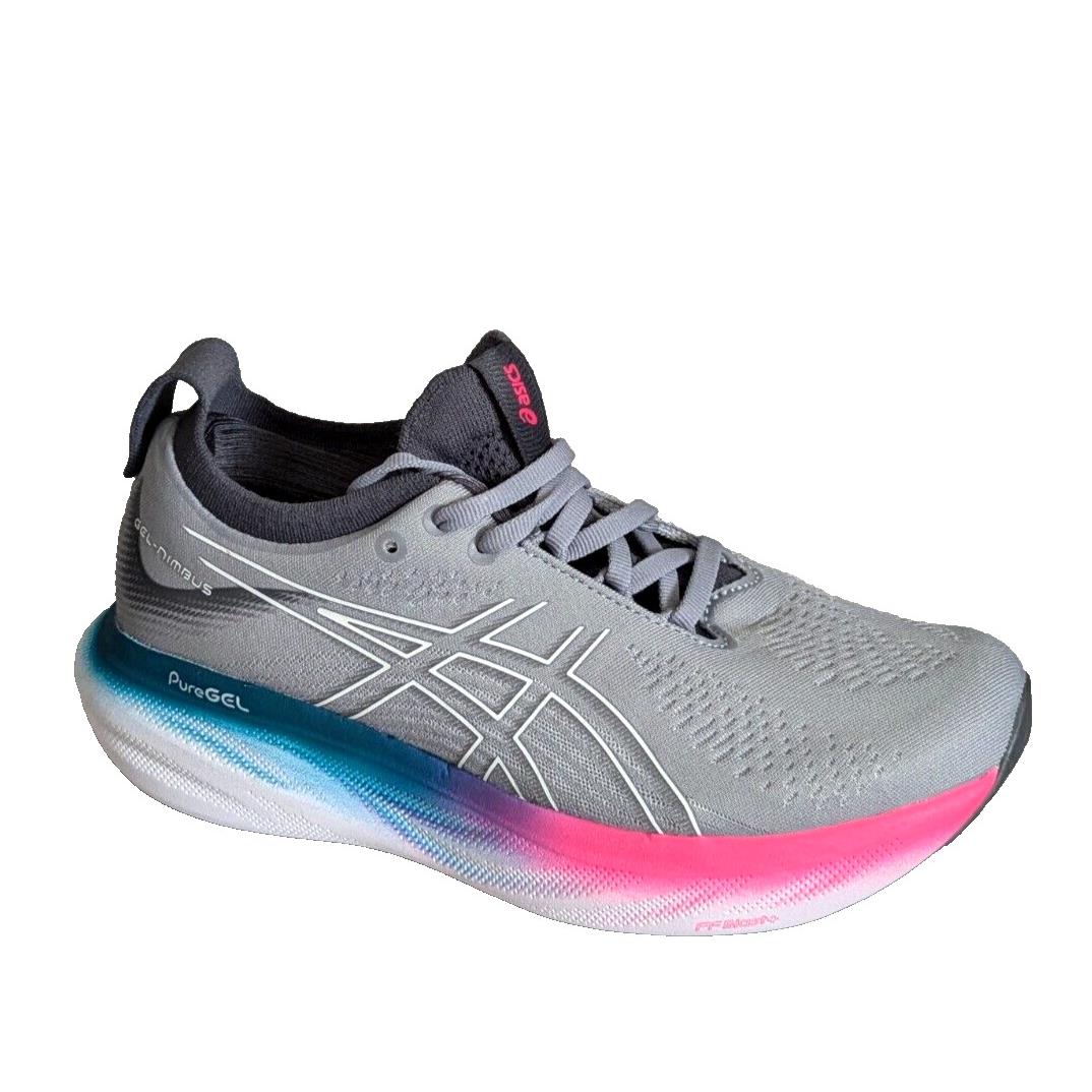 Asics Gel-nimbus 25 Running Shoes Womens 6 Sheet Rock 1012B356-023