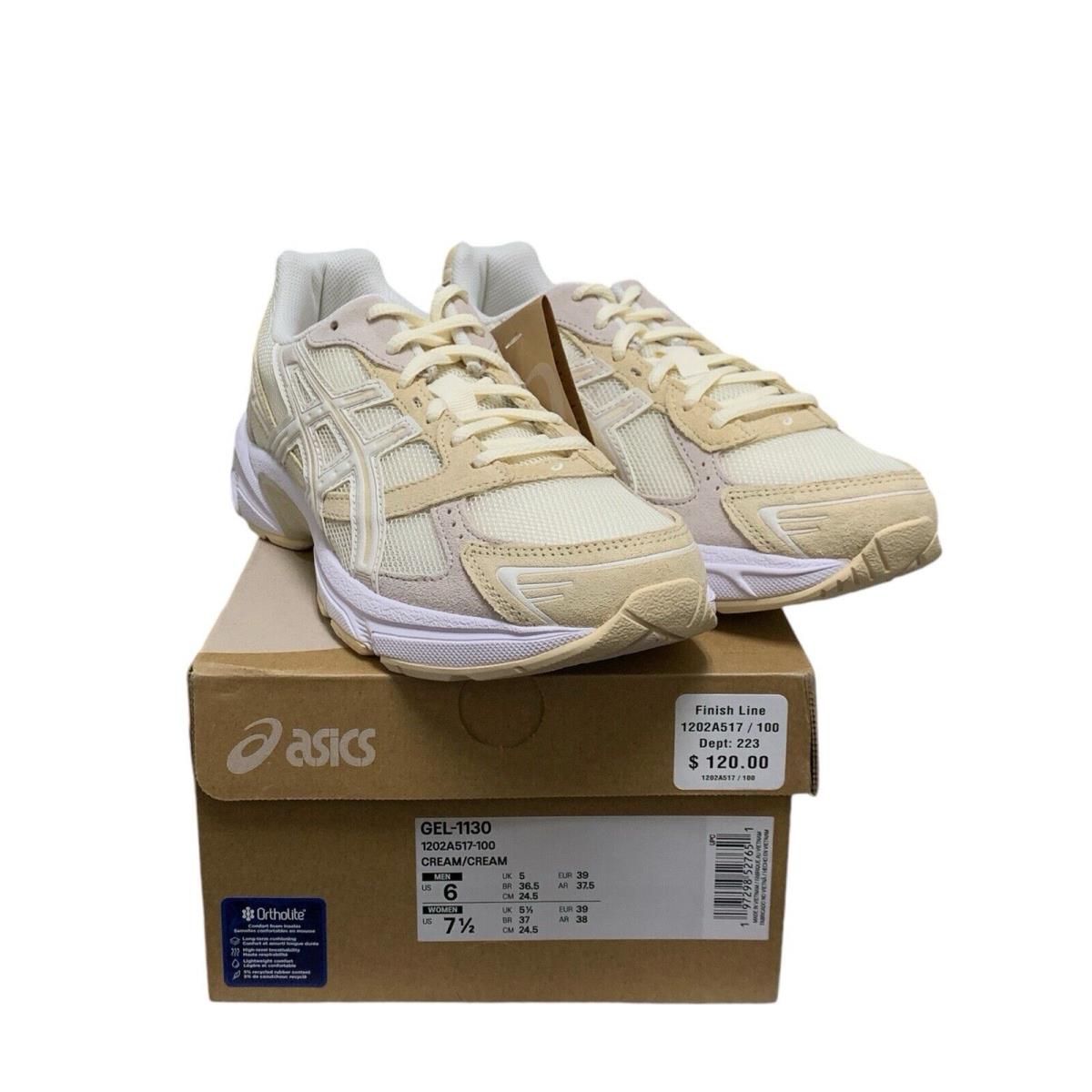 Asics Gel-1130 Women`s Shoes Sneakers 1202A517 100 Cream Size 7.5