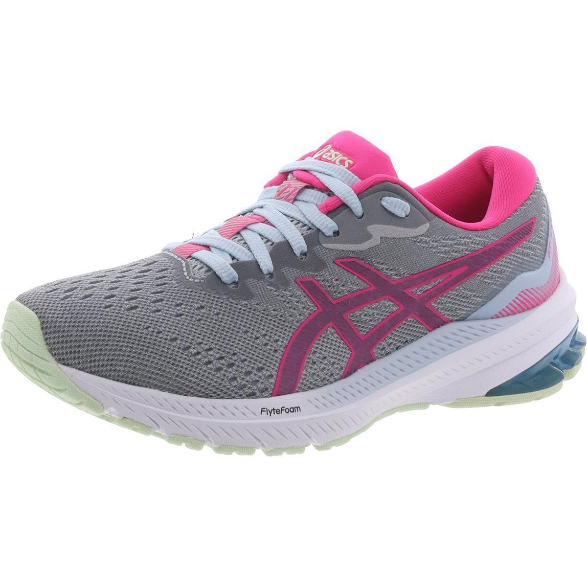 Asics Womens GT-1000 11 Gray Running Training Shoes 6.5 Medium B M Bhfo 2925