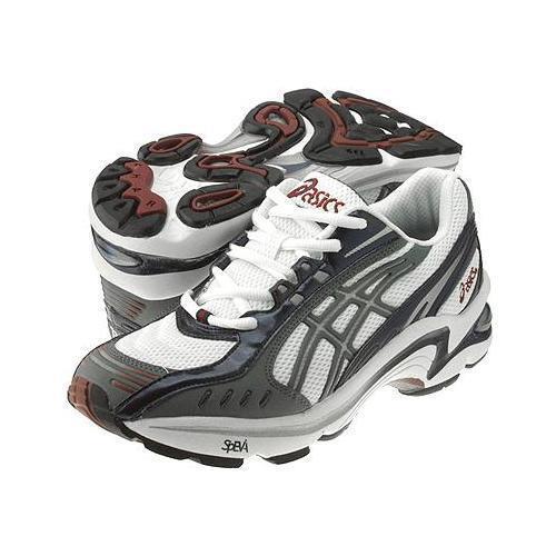 Asics Men`s Gel-kumo Running Shoes White/pewter/burgundy - TN320.0178 White/pew