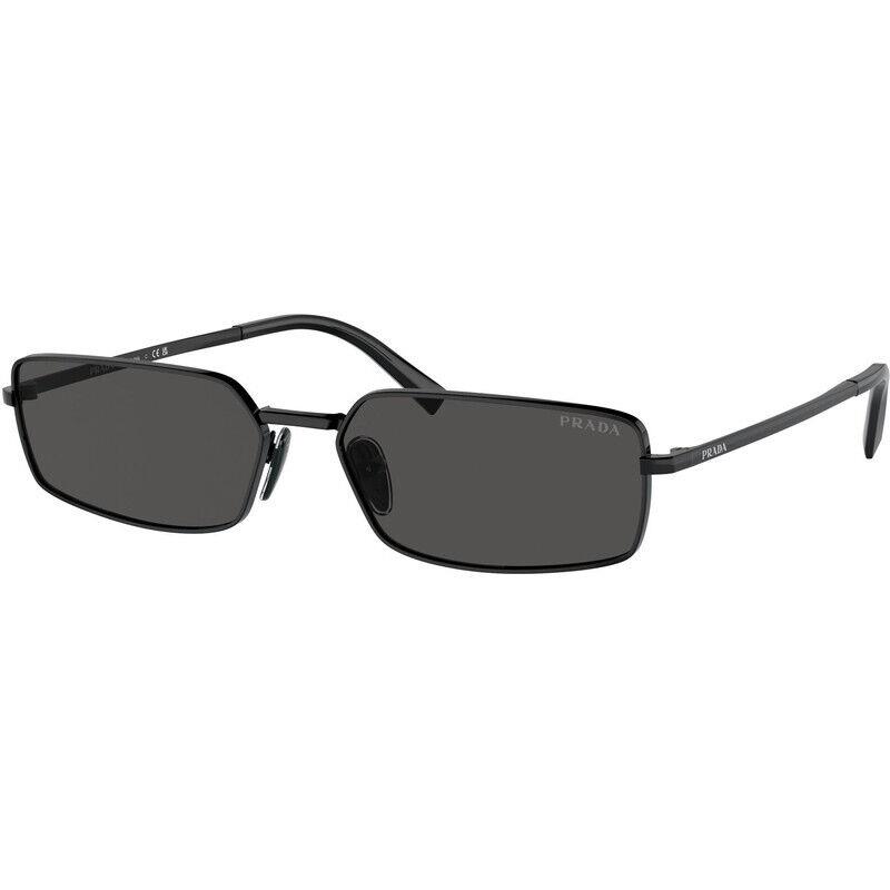 Prada Sunglasses PRA60S 1AB5S0 59mm Black / Dark Grey Lens