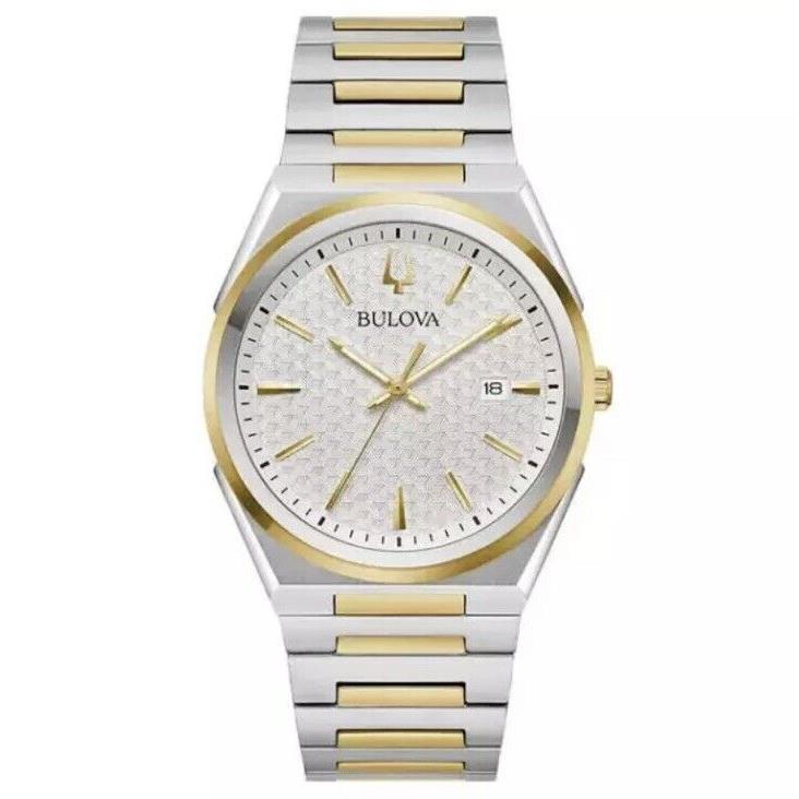 Bulova Classic Two-tone Stainless Steel Quartz Men`s Watch 98B424