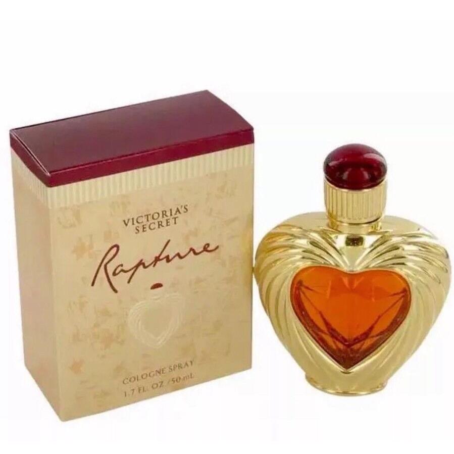 Victoria`s Secret Rapture Perfume Cologne 1.7 Oz Heart Shape Bottle-original