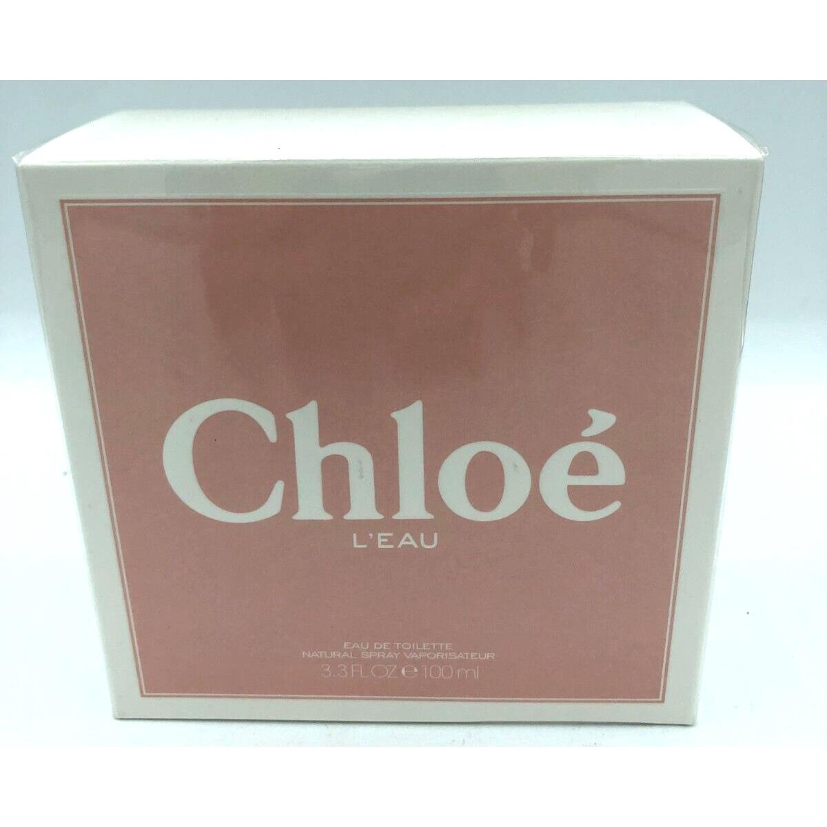 Chloe L`eau by Chloe 100 Ml/ 3.3 oz Eau de Toilette Spray