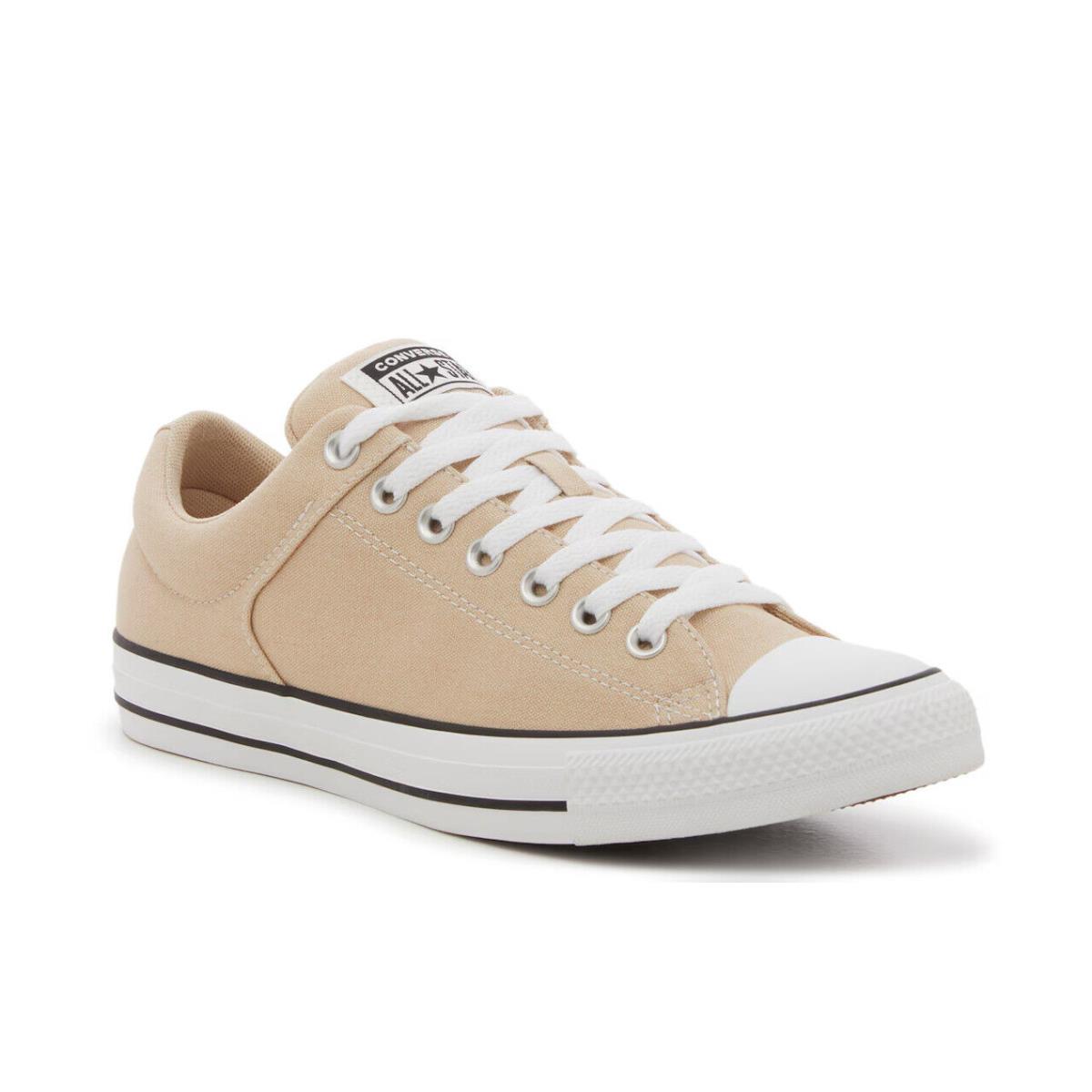 Mens Converse Chuck Taylor All Star High Street Beige Canvas Sneaker Shoes - Beige