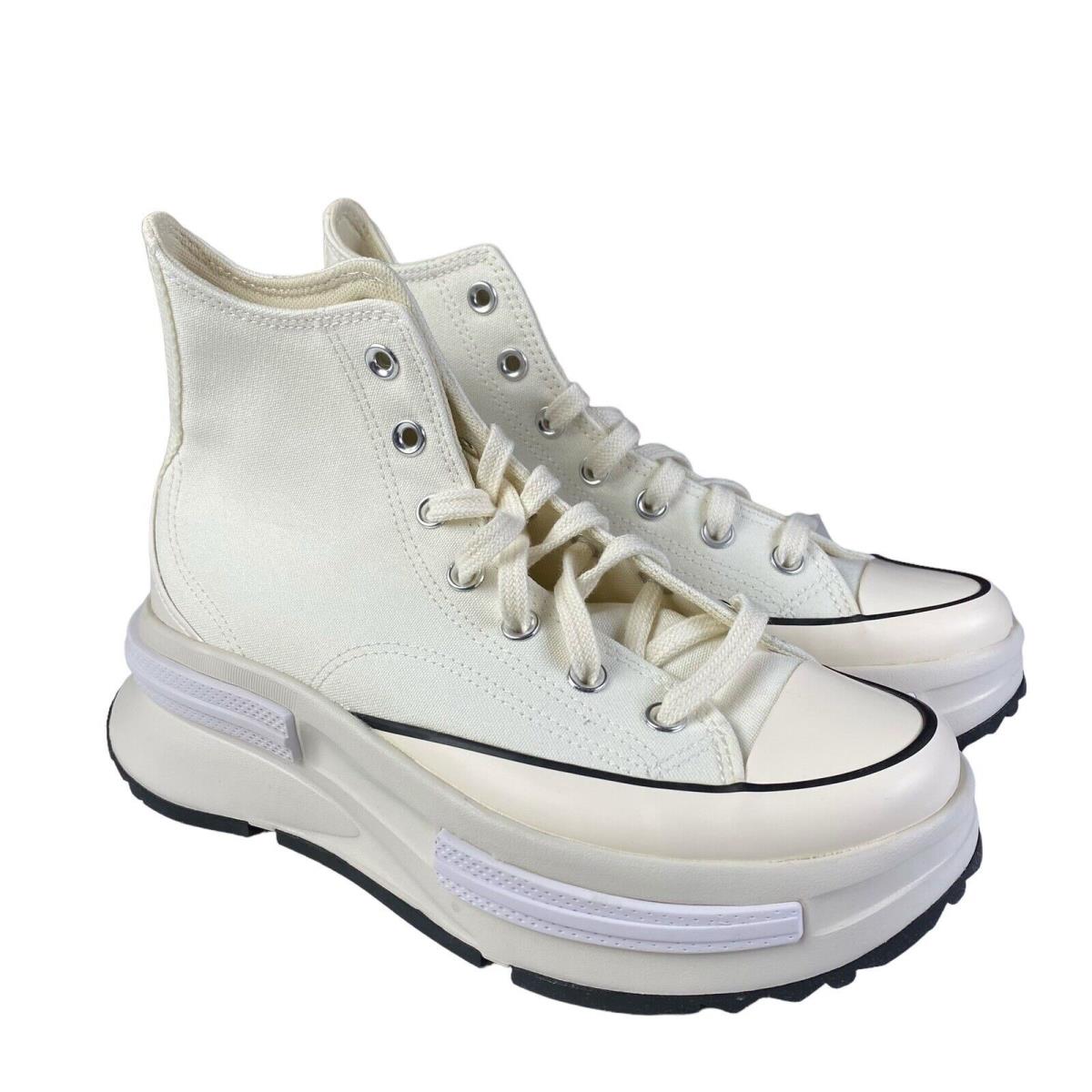 Converse Women`s Run Star Legacy CX High Top White Canvas Sneakers Boots Size 8