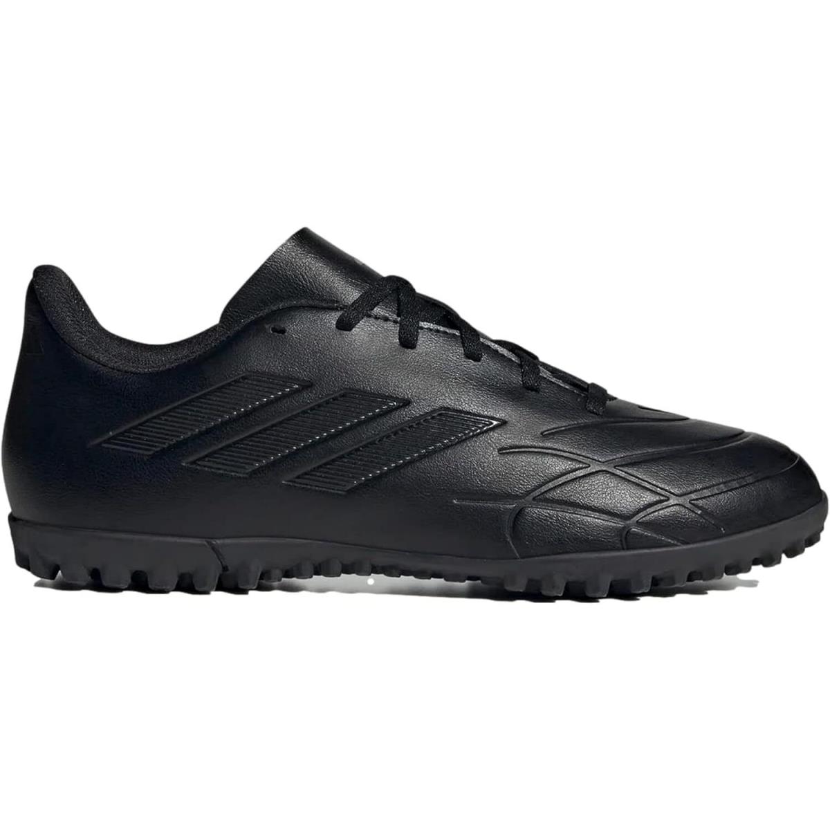 Adidas Unisex-adult Copa Pure.4 Turf Soccer Shoe - Black/Black/Black