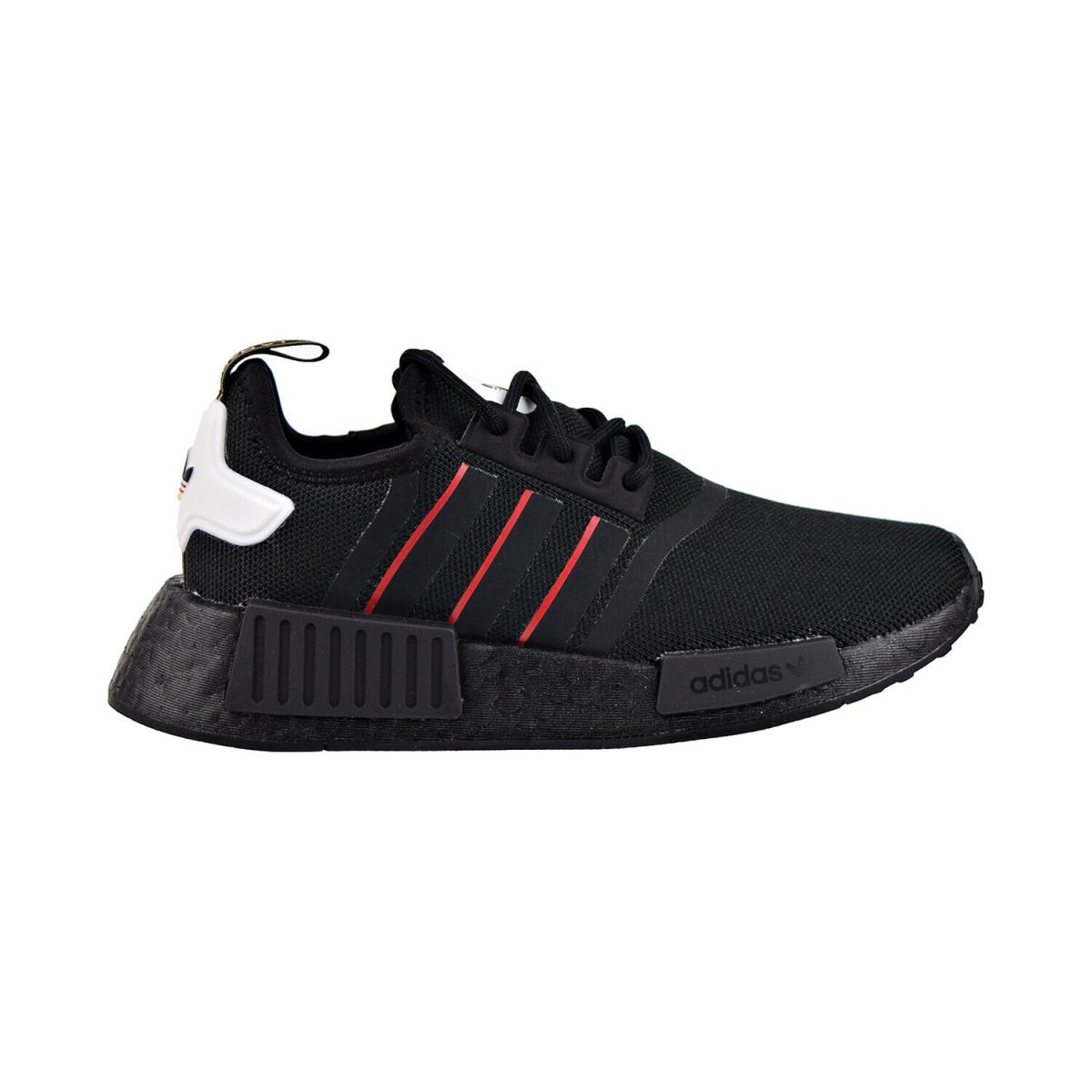 Adidas NMD_R1 Big Kids` Shoes Core Black-cloud White-team Power Red HQ9990 - Core Black-Cloud White-Team Power Red