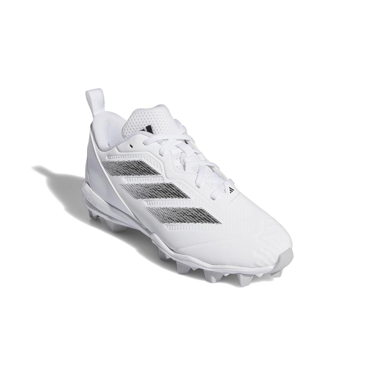 Children Unisex Adidas Kids Adizero Instinct MD K Toddler/little Kid/big Kid - White/Black/Team Light Grey