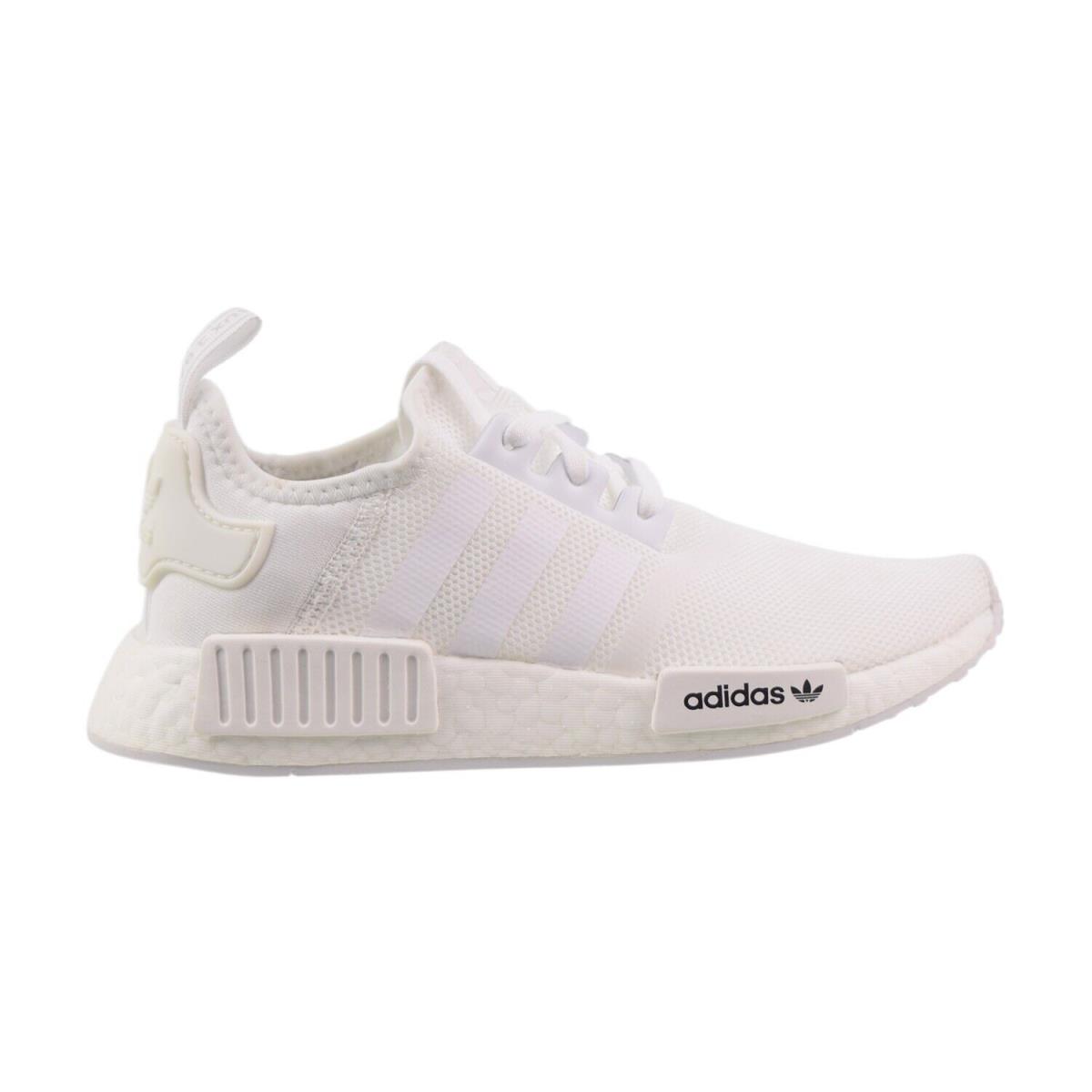 Adidas NMD_R1 Big Kids` Shoes Cloud White-crystal White FW0432 - Cloud White-Crystal White