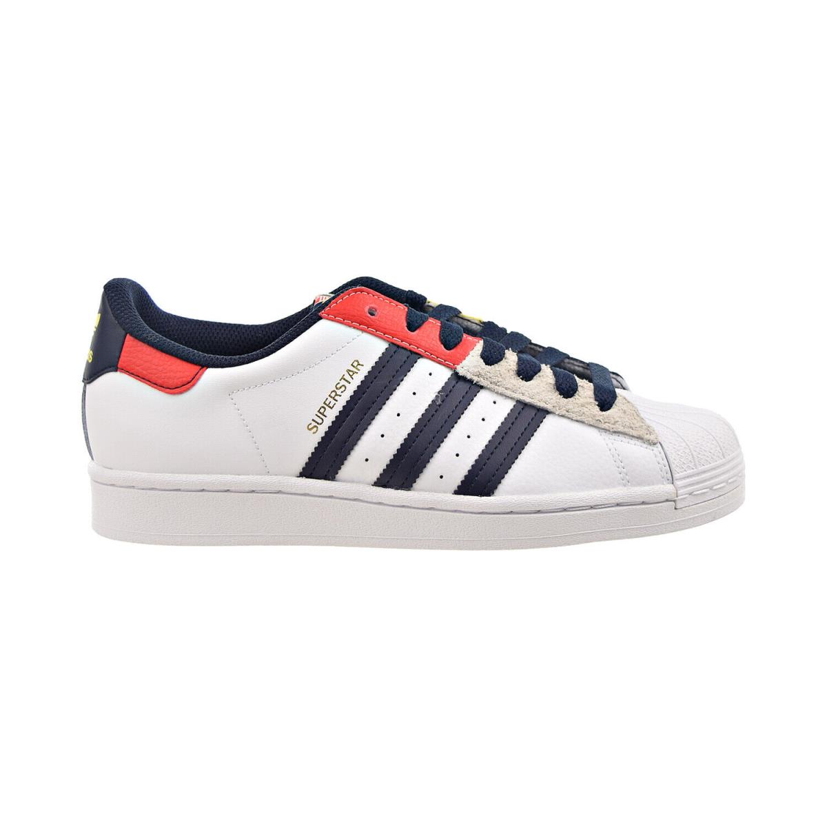 Adidas Superstar Men`s Shoes Cloud White-legend Ink-red H05250 - Cloud White-Legend Ink-Red