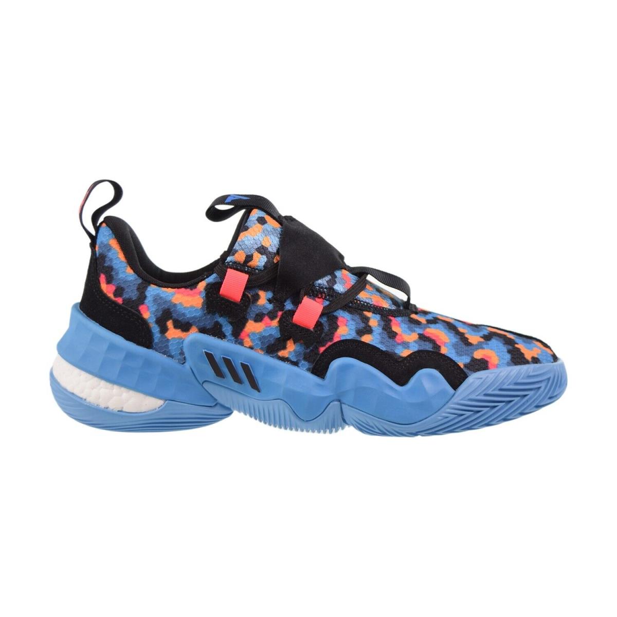 Adidas Trae Young 1 Pixel Men`s Shoes Core Black-signal Orange GY0289 - Core Black-Signal Orange