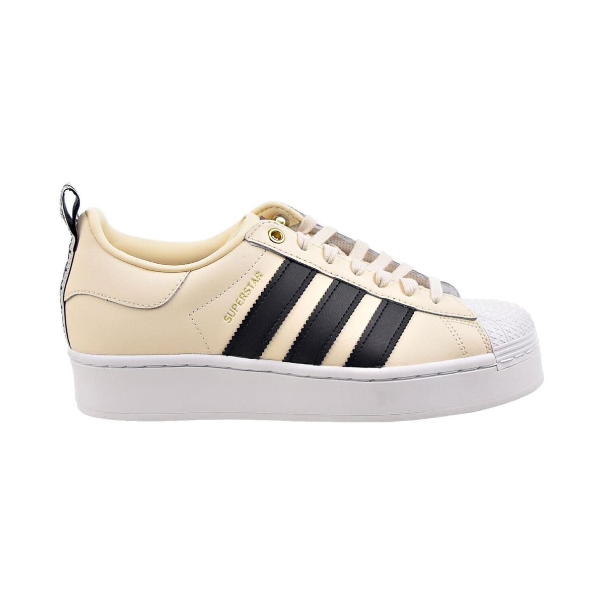 Adidas Superstar Bold Women`s Shoes Wonder White-core Black H00636 - Wonder White-Core Black-Victory Crimson