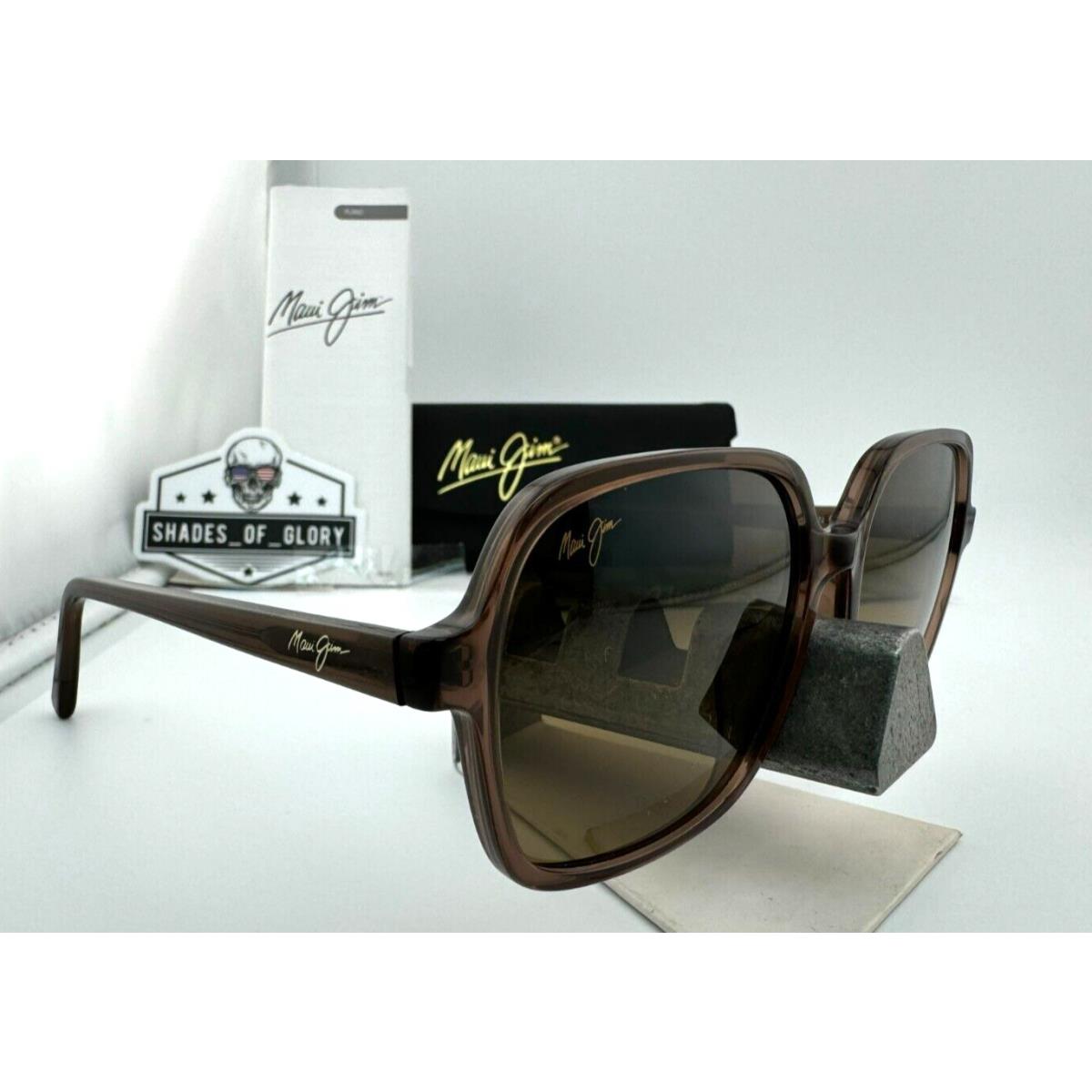 Maui Jim Little Bell MJ 860-19B Light Espresso Hcl Bronze Polarized Sunglasses